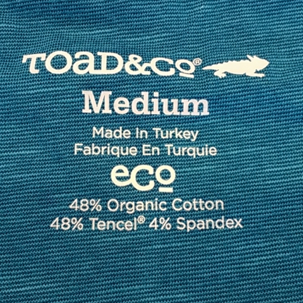 Toad&Co Blue A-line Midi Dress with Flutter Sleeves - Picture 7 of 11